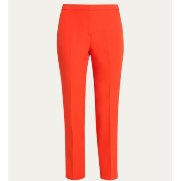 Kobi Halperin Alessandra Cigarette Trouser High Rise Pants Burnt Red size 8 - Picture 3 of 9